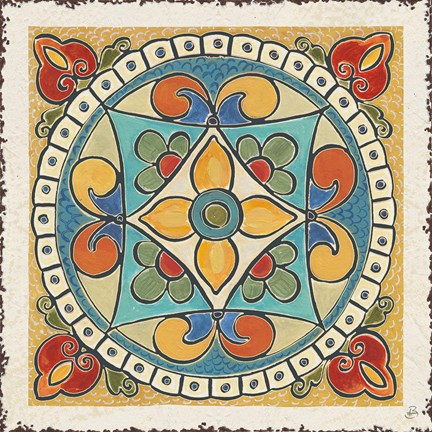 Framed Mediterranean Flair X Print