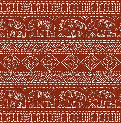 Framed Batik Pattern IM Print