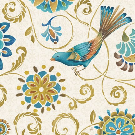 Framed Love Tales III Print