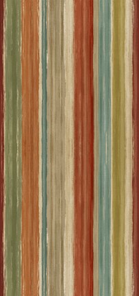 Framed Mumbai Rainbow Stripes Print