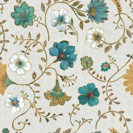 Framed Bohemian Wings Floral Dance Print