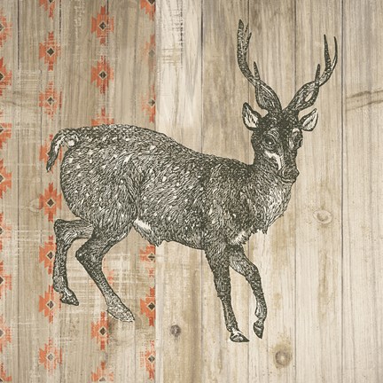 Framed Natural History Lodge Southwest III Print