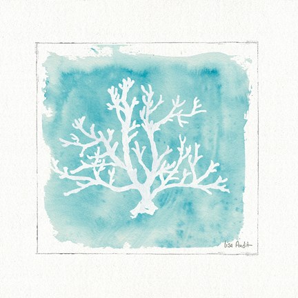 Framed Water Coral V Print