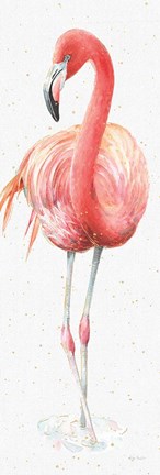 Framed Gracefully Pink VI Print