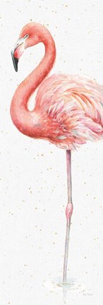 Framed Gracefully Pink VII Print