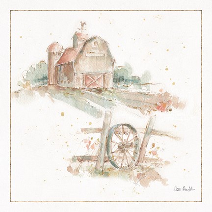 Framed Farm Friends XV Print