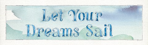 Framed Sea Life Sentiment I Print