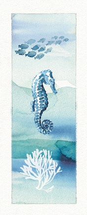 Framed Sea Life VII Print