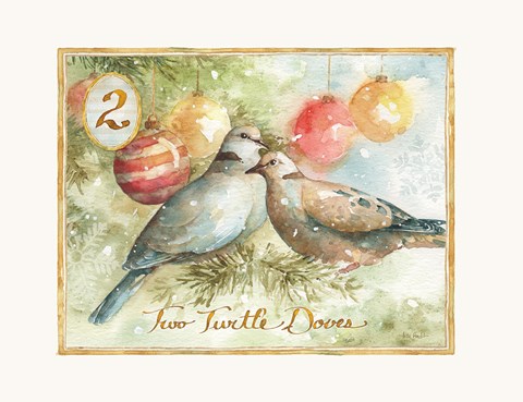 Framed 12 Days of Christmas II Print