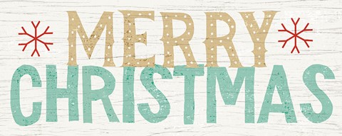 Framed Holiday on Wheels Merry Christmas v.3 Print