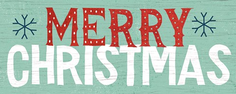 Framed Holiday on Wheels Merry Christmas v.2 Print