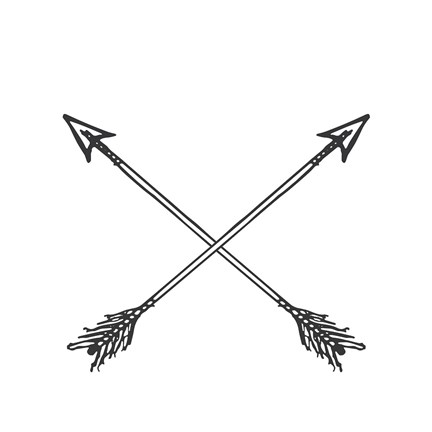 Framed Great Journey III Line Art Print