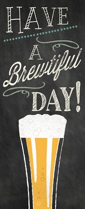 Framed Be Hoppy II Panel Print