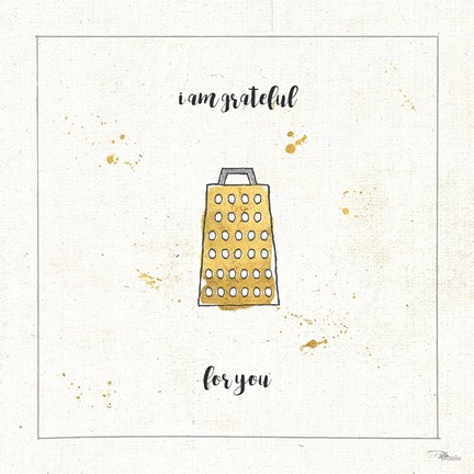 Framed Cuisine Cuties I Cursive Print