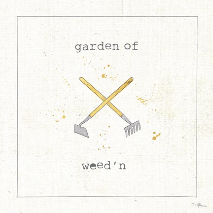 Framed Garden Notes VIII Print