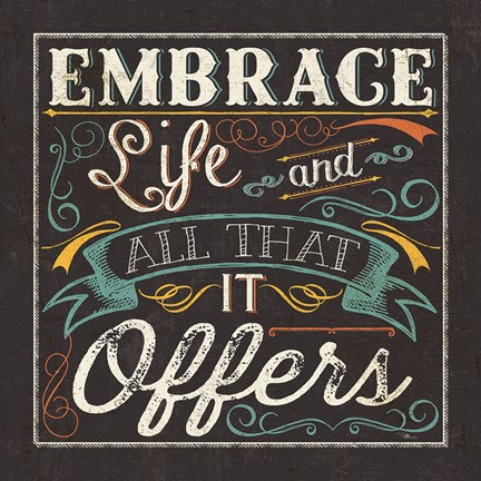 Framed Life is I Color Print