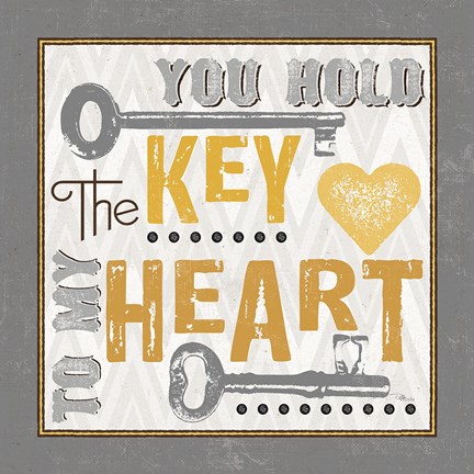 Framed Lock Your Love II Print