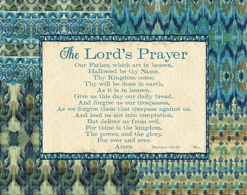 Framed Mirage III Words Blue Print