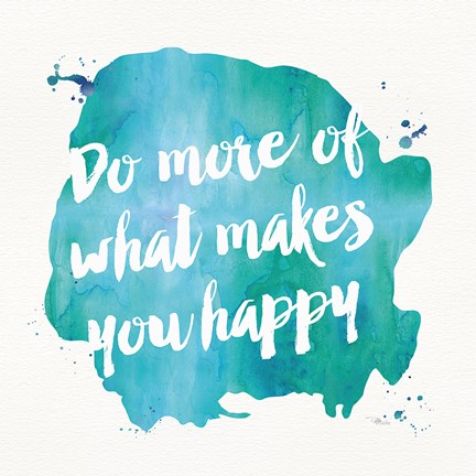 Framed Waterwords I Print