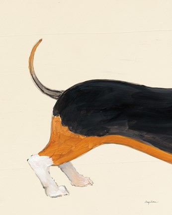 Framed My Best Friend Dachshund II Print