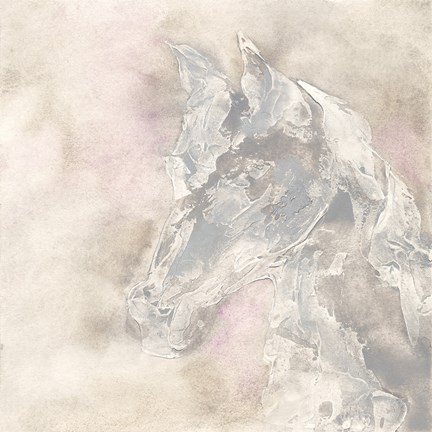 Framed Gray Head IV Print