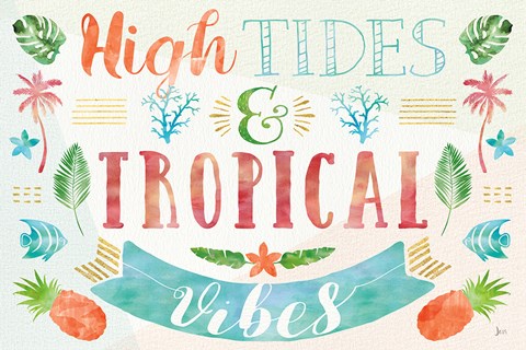 Framed Words of Paradise I Print