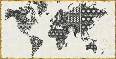 Framed Kami Map Print