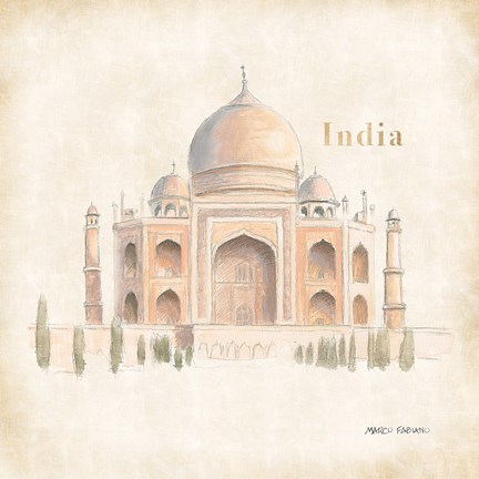 Framed World Trekker IV Print