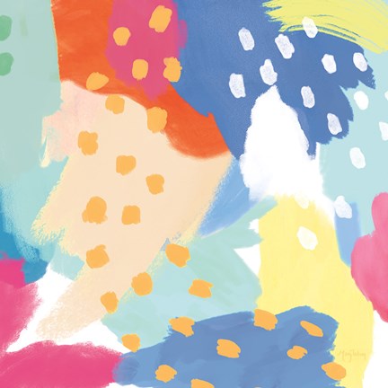 Framed Bright Life II v2 Crop Print