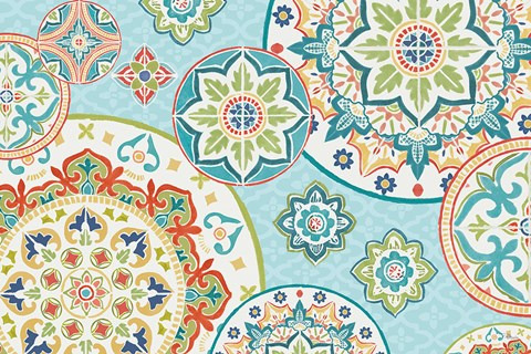 Framed Colorful Journey I Print