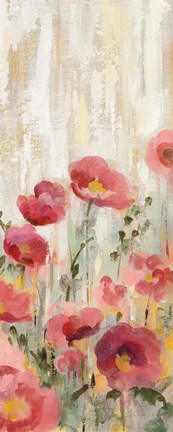 Framed Sprinkled Flowers Panel II Print