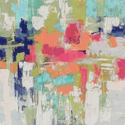 Framed Summer Silk Road Bright Print