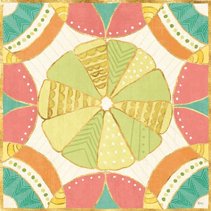 Framed Citrus Splash VIII Print