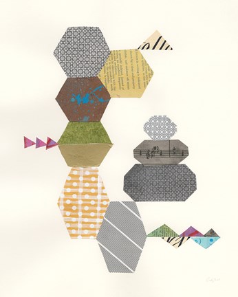 Framed Modern Abstract Design IV Print