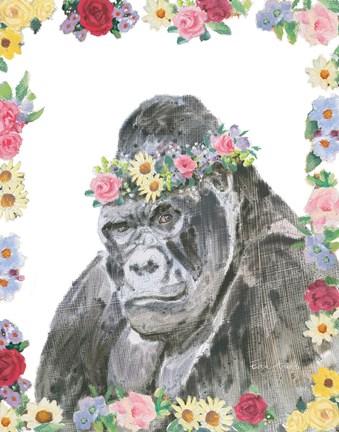 Framed Flower Friends VI Print