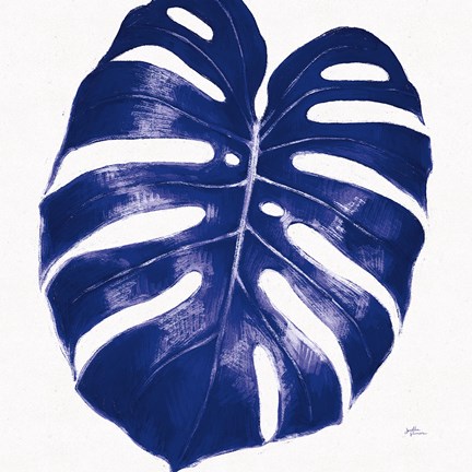 Framed Welcome to Paradise XIII Indigo Print