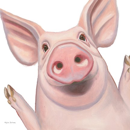 Framed Farm Friends IV Print