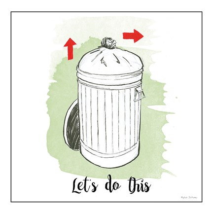 Framed Home Improvement III with Color Script Print