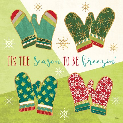 Framed Winter Wishes IV Print