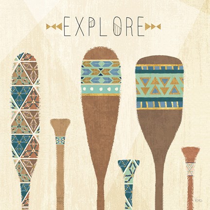 Framed Outdoor Geo VII Print