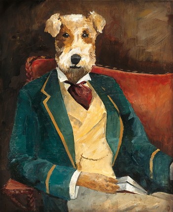 Framed Edgar Allen Paw Print