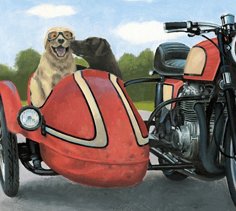 Framed Born to be Wild Crop Print