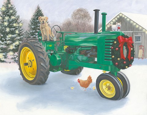 Framed Christmas in the Heartland III Print