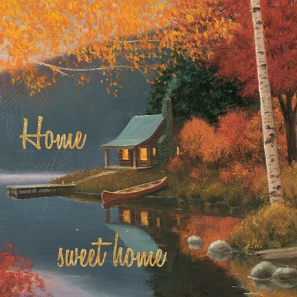 Framed Quiet Evening II Print