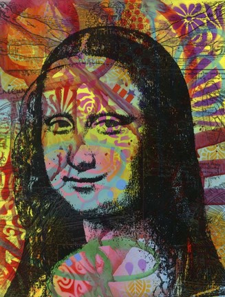 Framed Mona&#39;s Portrait Print