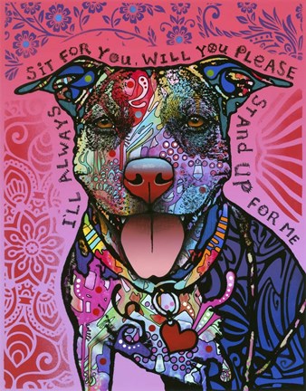 Framed Stand Up Print