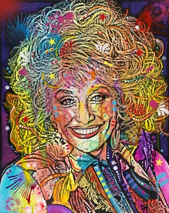Framed Dolly Parton Print