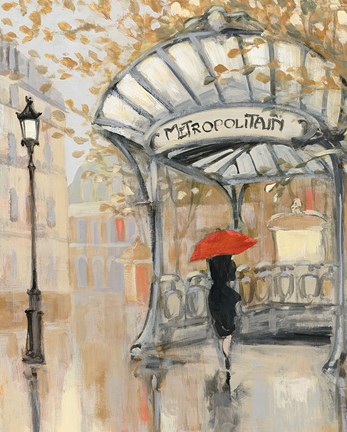 Framed To the Metro III Blue Sky Print