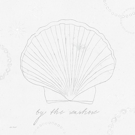 Framed Coastal Splash II no Color Print