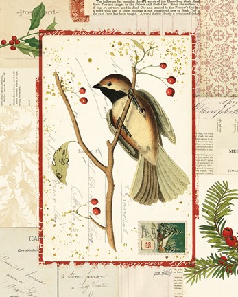 Framed Holiday Nostalgia II Print